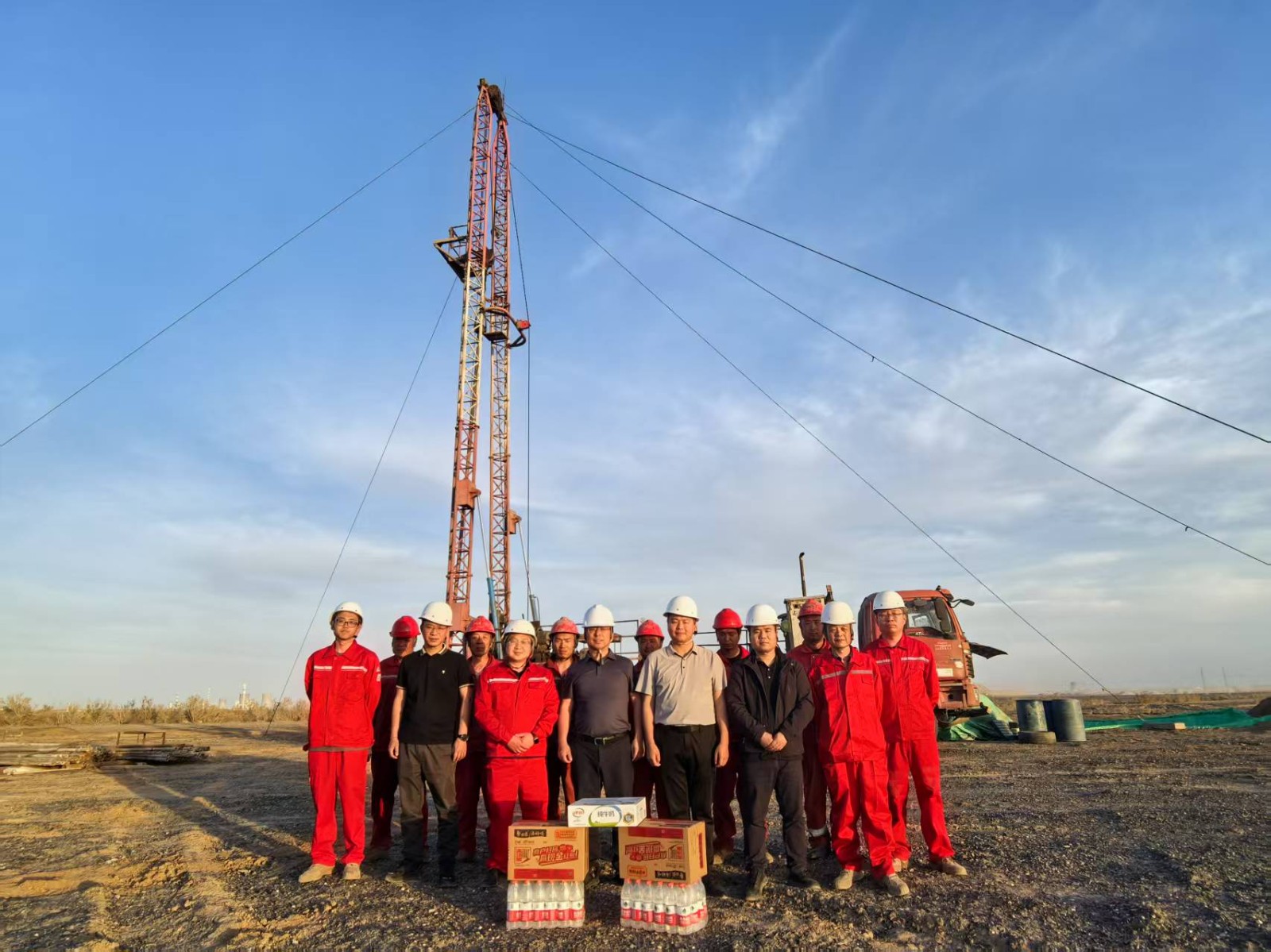 公司黨委書記、董事長(zhǎng)付星深入公司新疆項(xiàng)目檢查指導(dǎo)工作